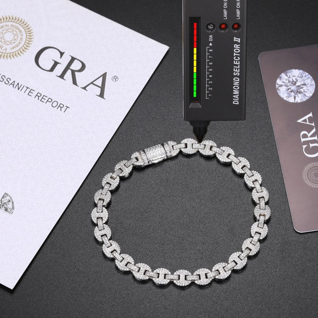 “G Link" Moissanite Bracelet