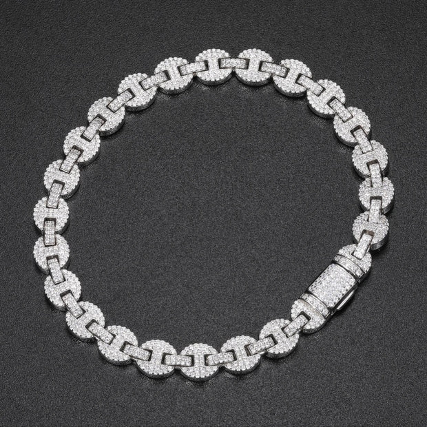 “G Link" Moissanite Bracelet