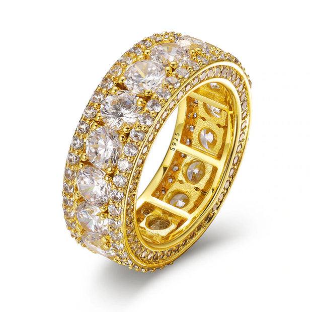 5 Layered Moissanite Ring