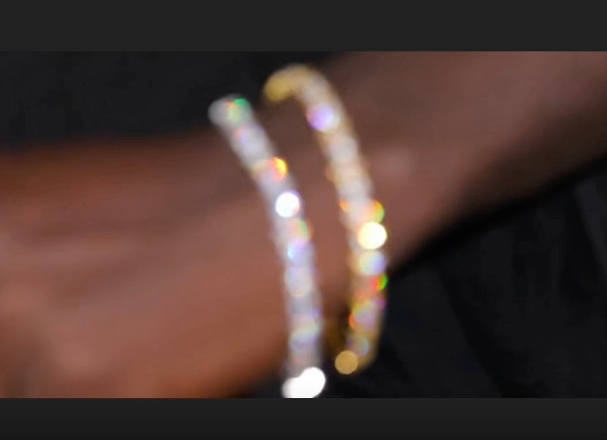 6mm "Mixed Stone" Moissanite Bracelet