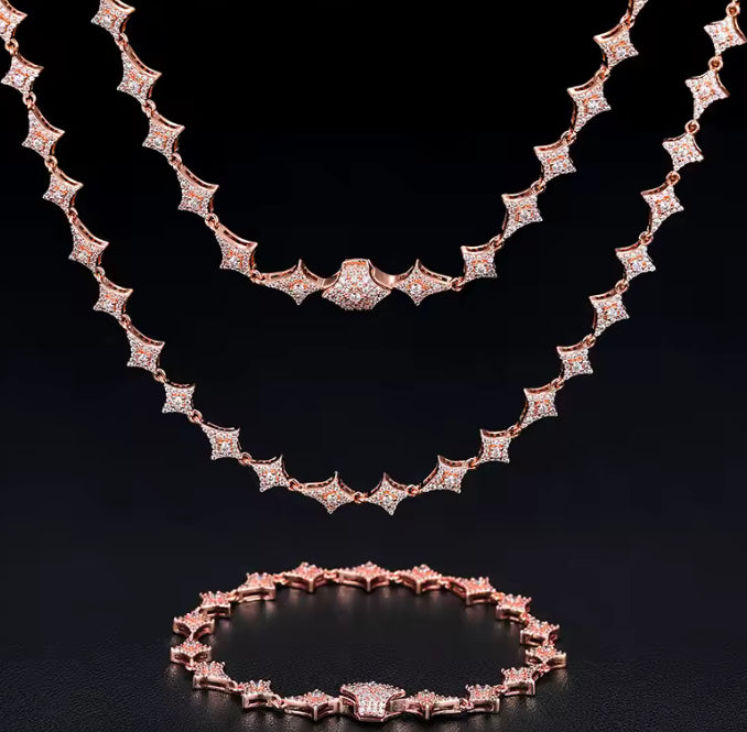 “Bling Star” Moissanite Link