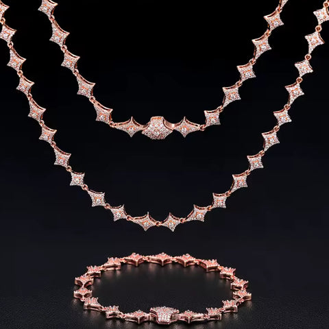 “Bling Star” Moissanite Link