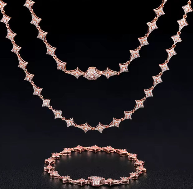 “Bling Star” Moissanite Link