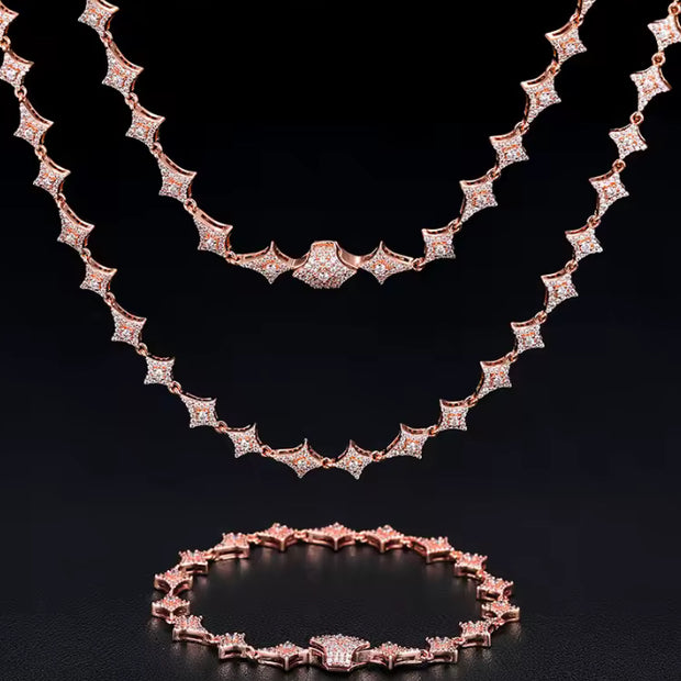 “Bling Star” Moissanite Link