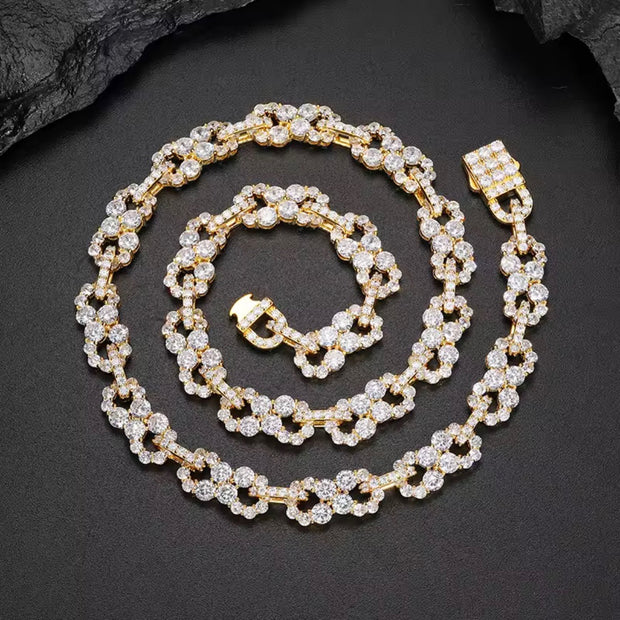 "Infinite" Moissanite Link