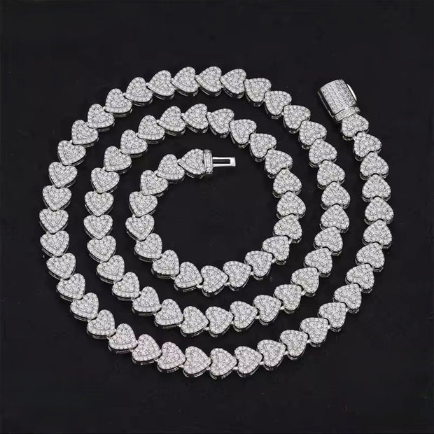 “Heart” Moissanite Necklace