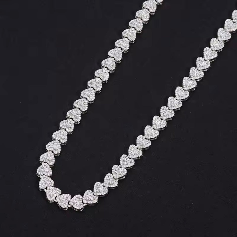 “Heart” Moissanite Necklace