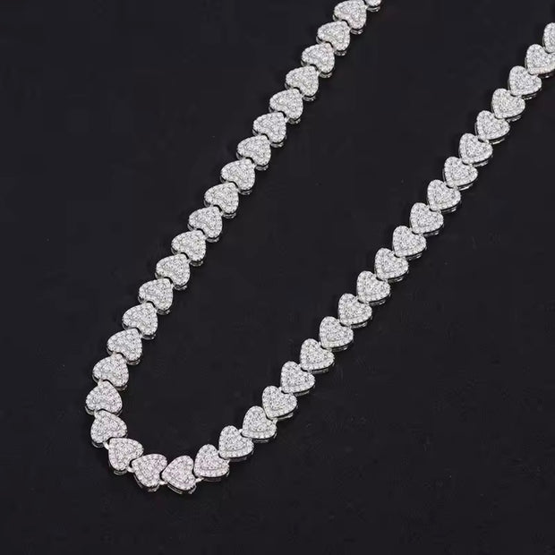 “Heart” Moissanite Necklace
