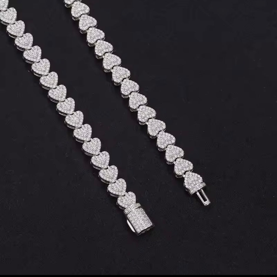 “Heart” Moissanite Necklace