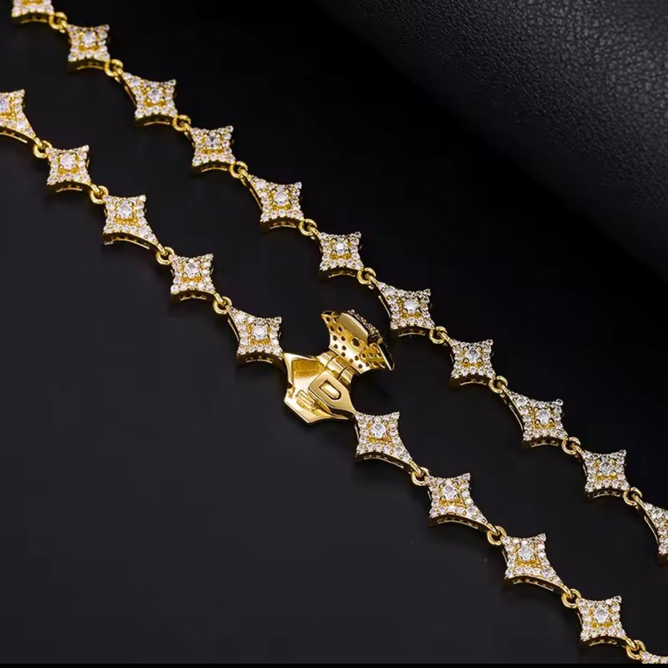“Bling Star” Moissanite Link