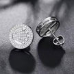 “Crown” Moissanite Earrings