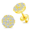 Mosaic Moissanite Studs