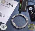 Iced Out 6mm Moissanite Cuban Bracelet