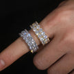 2 Layered Moissanite Ring