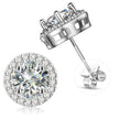 Iced Out Rock Dial Moissanite Studs