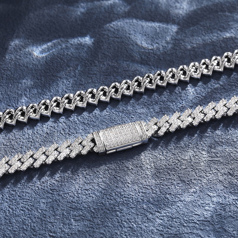Iced Out 6mm Moissanite Cuban Bracelet