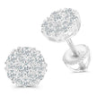 Mosaic Moissanite Studs