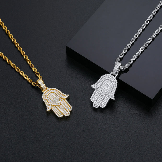 “Hamza" Moissanite Pendant