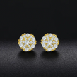 Mosaic Moissanite Studs