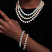 Round Linked Moissanite Bracelet