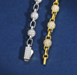 Pearl Link Moissanite Bracelet