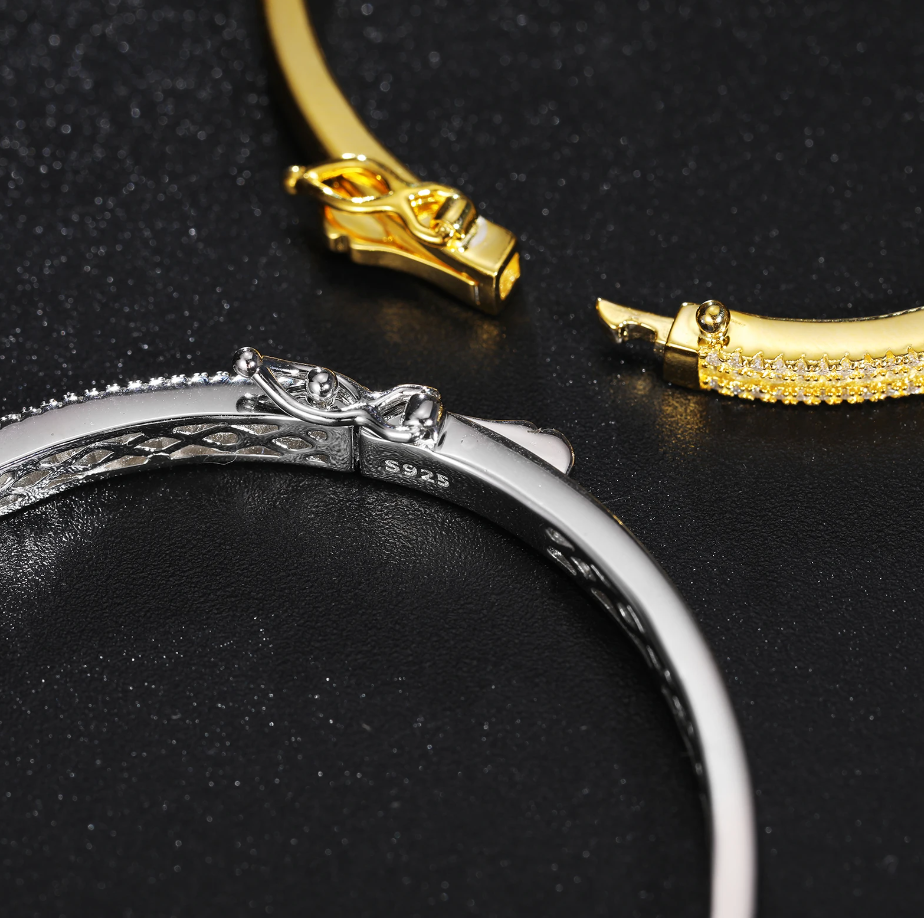 Iced Out Moissanite Band