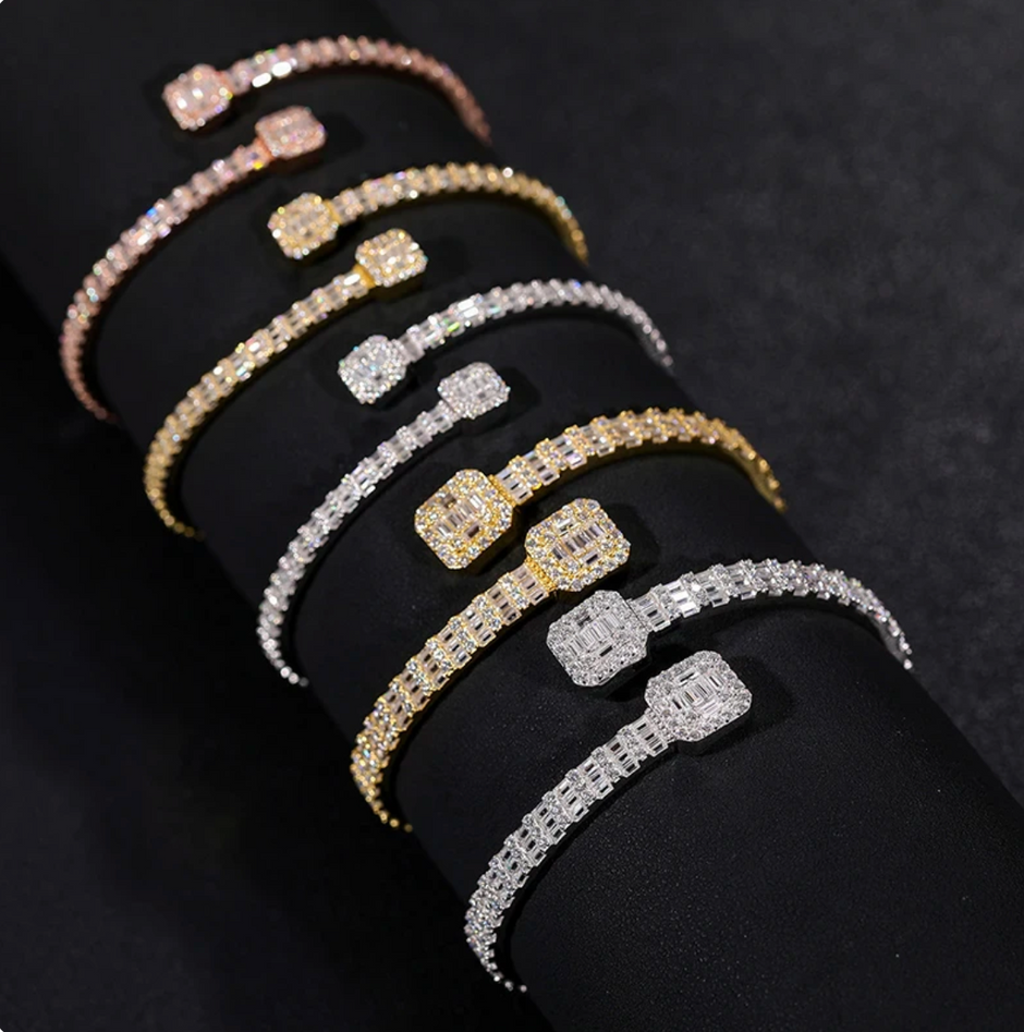 Baguette Moissanite Bracelet