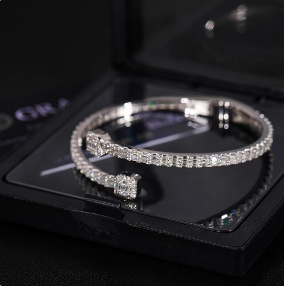 Baguette Moissanite Bracelet