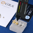 Cross Stud Moissanite Earrings