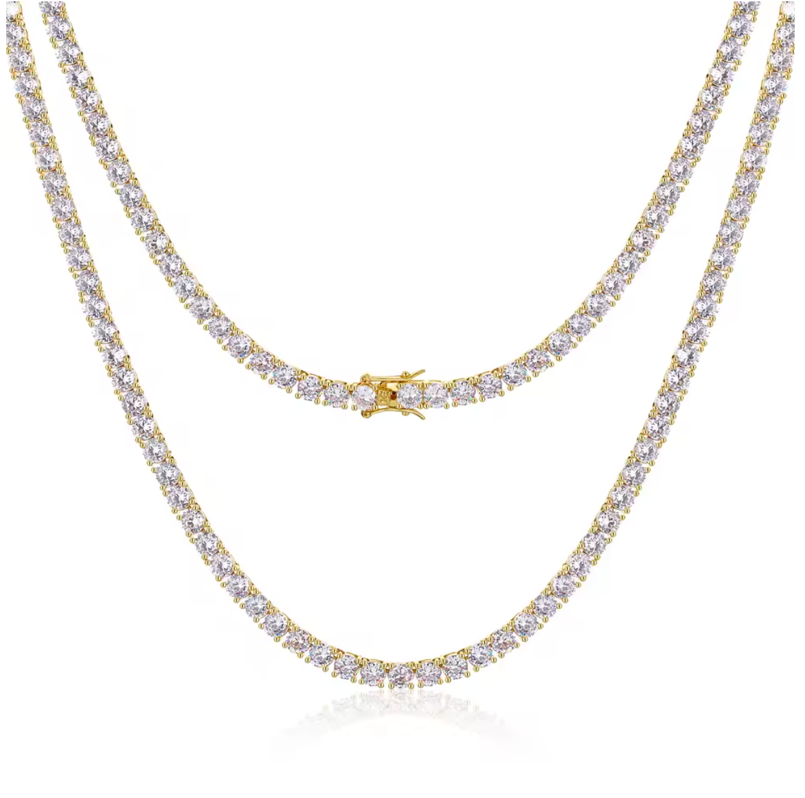 Moissanite Tennis Chain