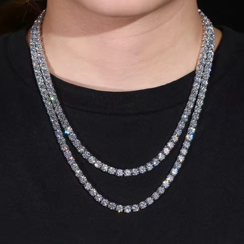 Moissanite Tennis Chain