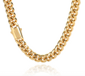 14mm 14K Gold Cuban Link