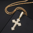 Double Layer Moissanite Cross Pendant