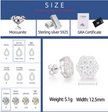 Double Layered Moissanite Earring