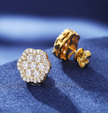 Double Layered Moissanite Earring