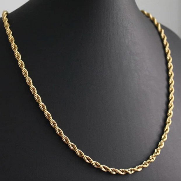 14K 3mm Rope Chain