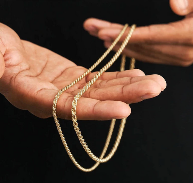 14K 3mm Rope Chain