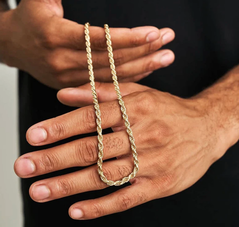 14K 3mm Rope Chain