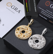 Dragon Round Moissanite Pendant