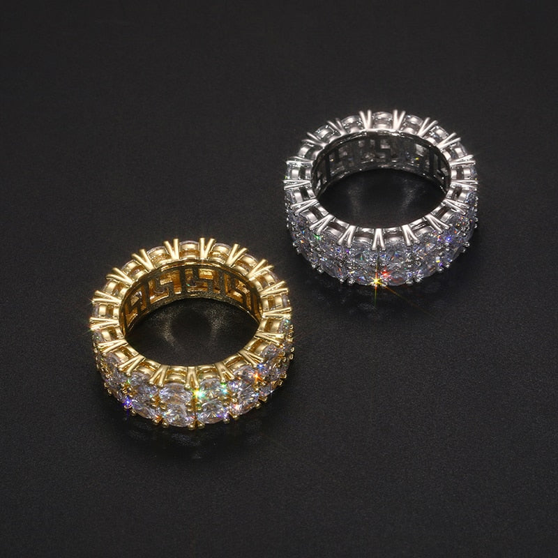 2 Layered Moissanite Ring